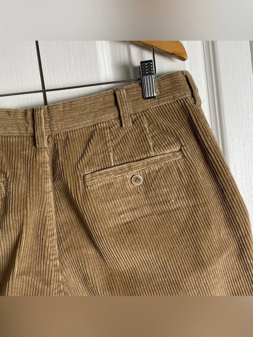Savane Corduroy Pants Men’s 34x32 Brown Pecan Straight Relaxed Casual Preppy